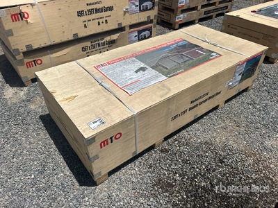 2026 MTO A2223G Double Garage Metal Shed (Unused)