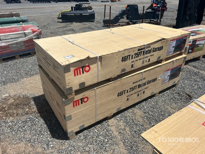2026 MTO A2545G 25 ft x 46 ft Metal Garage Storage Building (Unused)