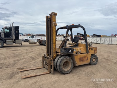 1977 Cat V80E 8000 lb Pneumatic Tire Forklift