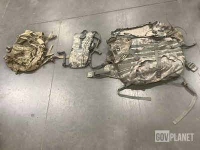 (19) Assault Packs, (94) Hydration Carriers & Assorted Items