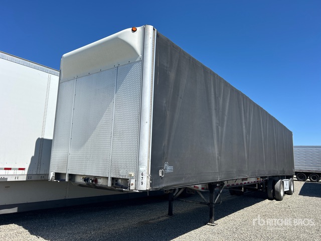 2015 Wilson AF-1080 48 ft T/A Spread Axle Curtain Side Trailer