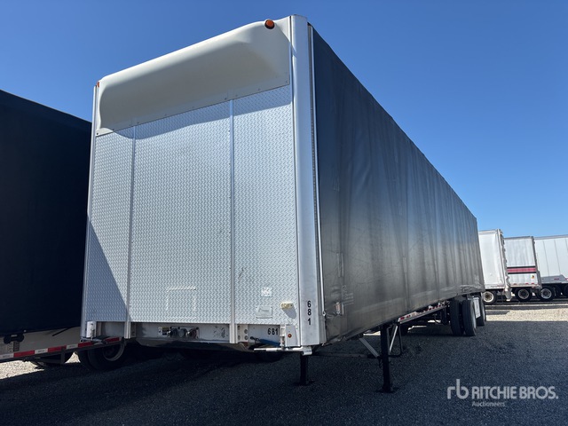 2015 Wilson AF-1080 48 ft T/A Spread Axle Curtain Side Trailer