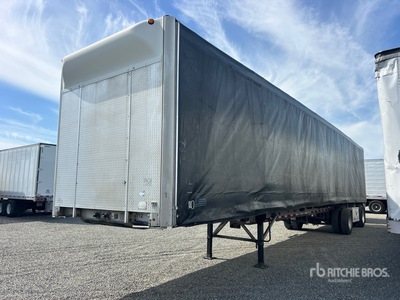 2016 Wilson AF-1080 48 ft T/A Spread Axle Roll Top Flatbed Trailer
