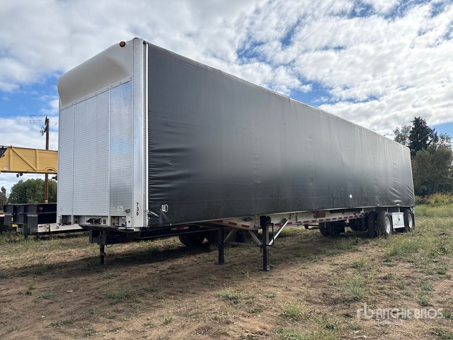 2017 Wilson AF-1080 48 ft T/A Spread Axle Curtain Side Trailer