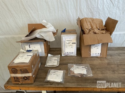 (1) Sediment Strainer, (6) Plain Studs, (2) Straight Adapters & Assorted Items