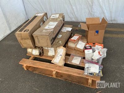 (1) Fluid Valve Stem, (12) Fluid Filter Bodies & Assorted Items