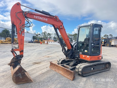 2016 Hitachi ZX55U-5A Excavatrice sur chenilles