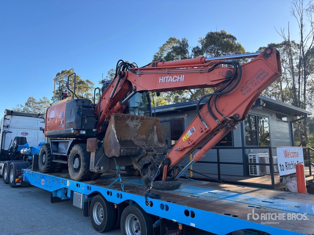 2019 Hitachi ZX140W-5B Wheel Excavator | Ritchie Bros. Auctioneers