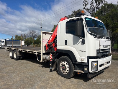 2020 Isuzu FVY 240-300 6x4 w/Fassi F110B 3.8 ton Ciężarówka z platformą i dźwigiem