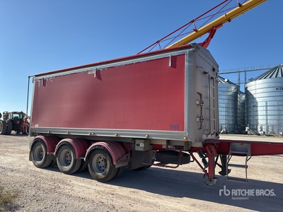 2016 Lusty EMS 6.5 m Tri/A Stag End Dump Trailer
