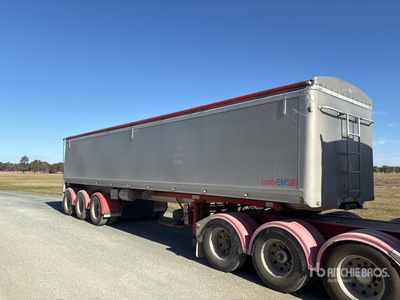 2012 Lusty EMS 10.9 m Tri/A End Dump Trailer