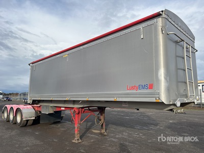 2012 Lusty EMS 6.8 m Tri/A B-Double Lead Rollback Tipping Trailer