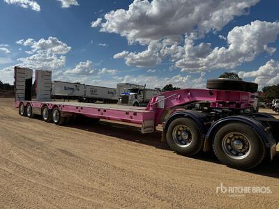 2022 PG&A Quad/A Hydraulic Deck Widening Lowboy Trailer