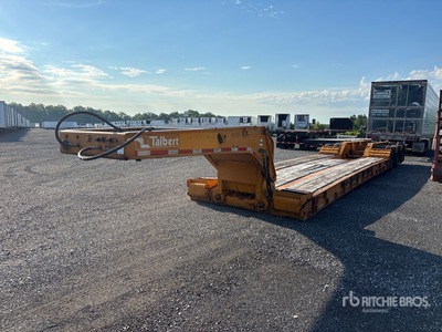 2002 Talbert Tri/A Double Drop Removable Gooseneck Low Loader
