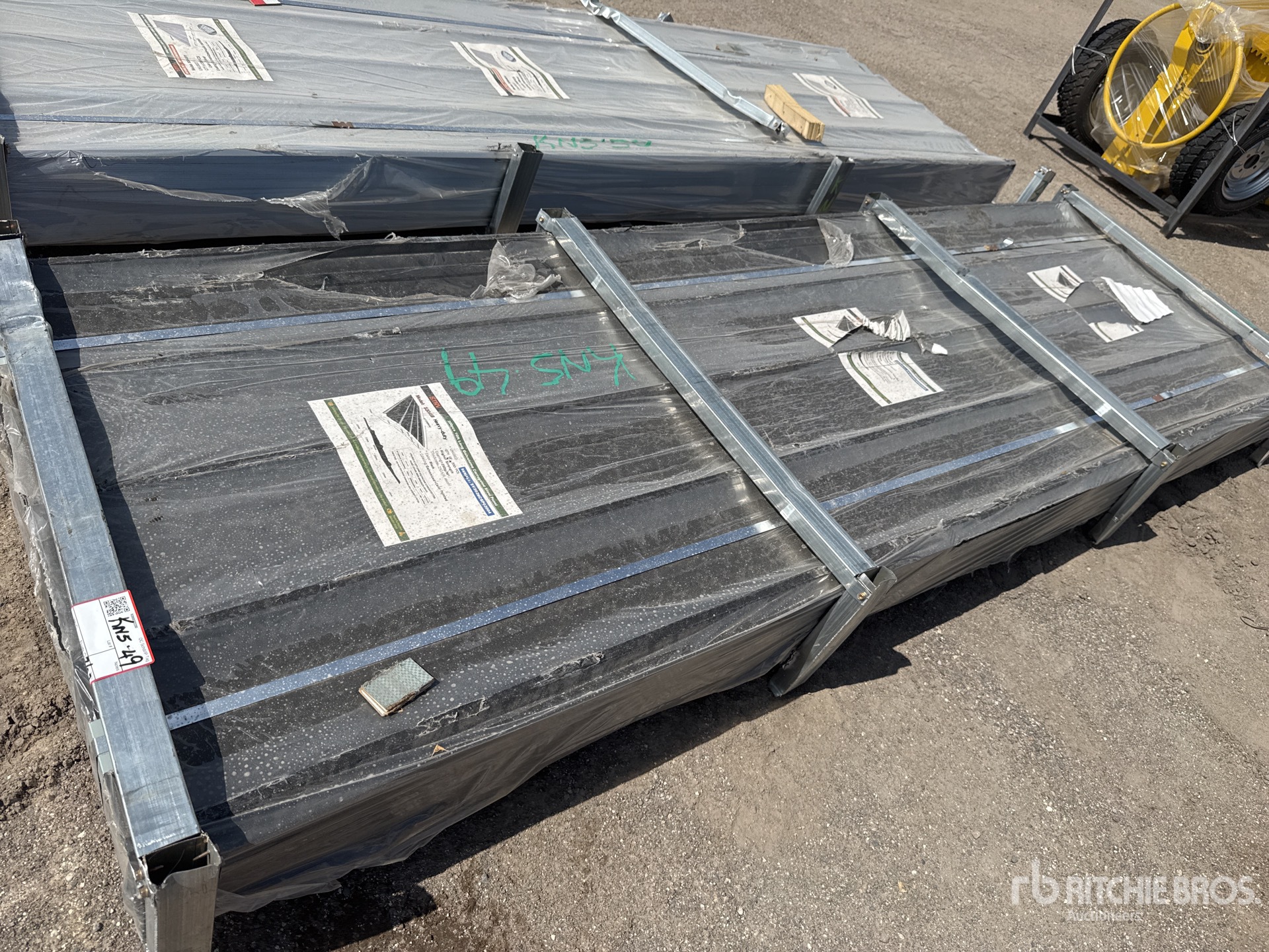 Quantity of (200) 2026 STARVOX S3048Y 3 ft x 10 ft Silver Corrugated Steel Panels (Unused) - Fits STRV S3048B