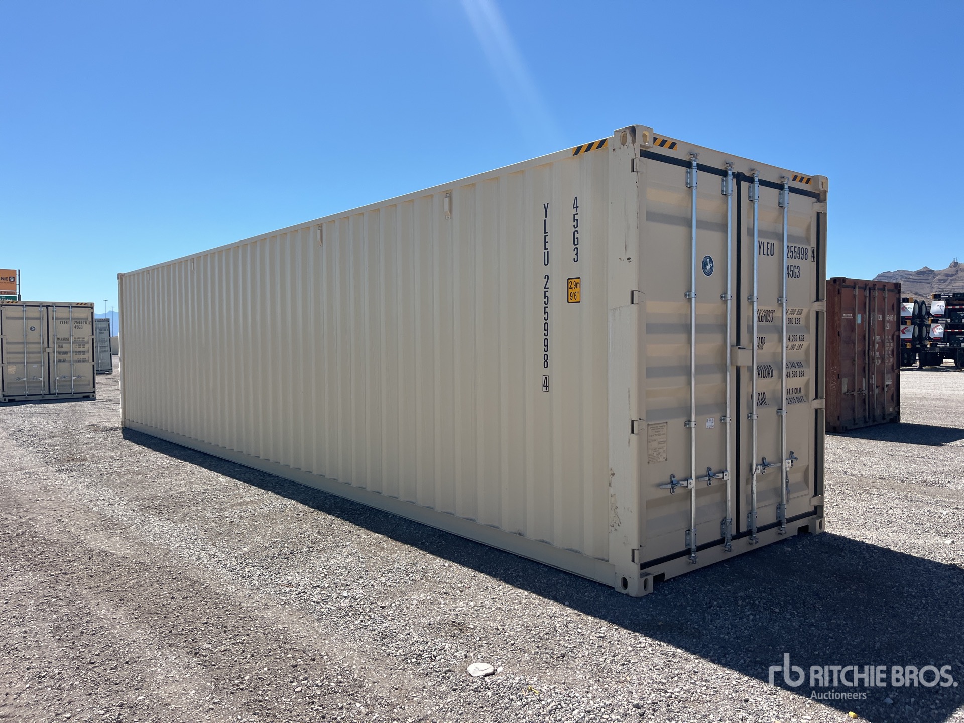 2026 40 ft High Cube Multi-Door Storage Container