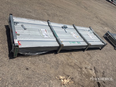 Quantity of (200) 2026 STARVOX S3048Y 3 ft x 10 ft Silver Corrugated Steel Panels (Unused)