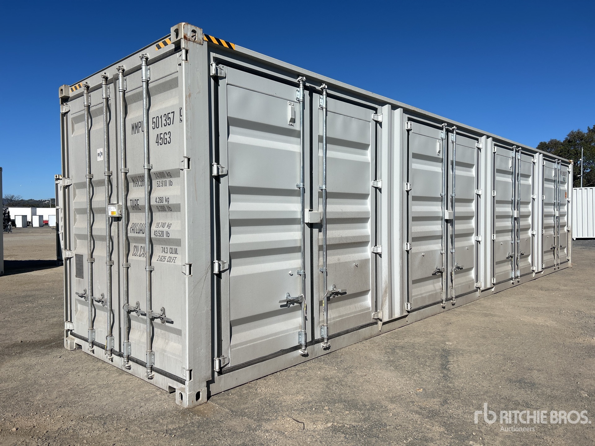 2026 40 ft High Cube Multi-Door Storage Container