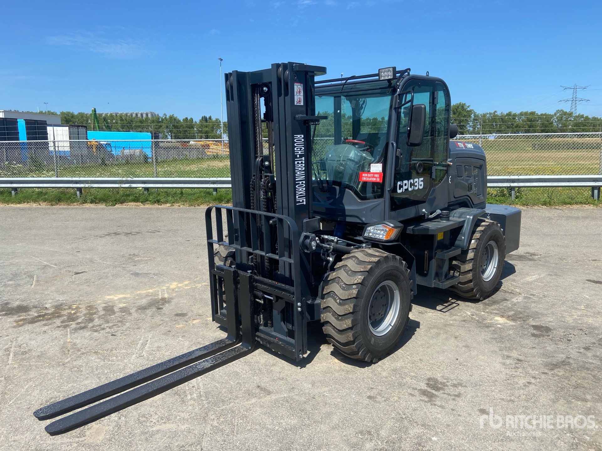 2026 AMY POWER CPC35 3500 kg Four Wheel Drive Cross Country Rough Terrain Forklift (Unused)