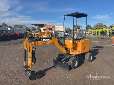 2026 Miva VA-L13 Mini Wheel Excavator (Unused)
