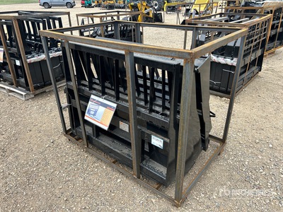 Quantity of (5) 2026 Mower King SA-100 48 in Skid Steer Forks (Unused)