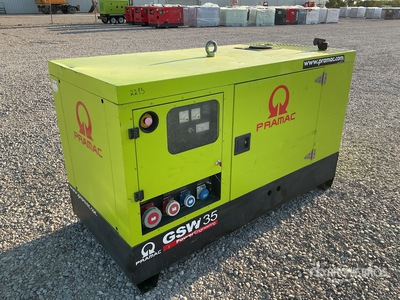 2019 Pramac GSW35Y 35 kVA Generator Set