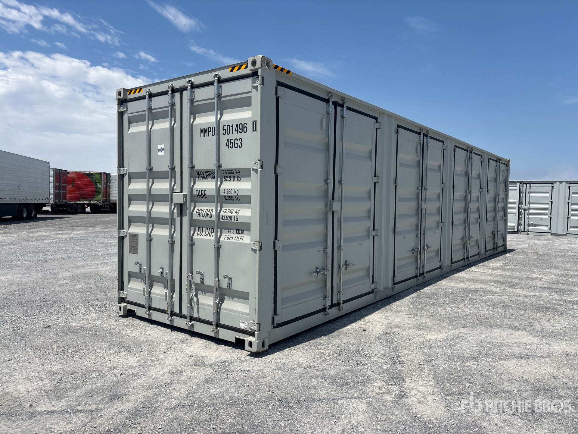 2026 40 ft High Cube Multi-Door Storage Container