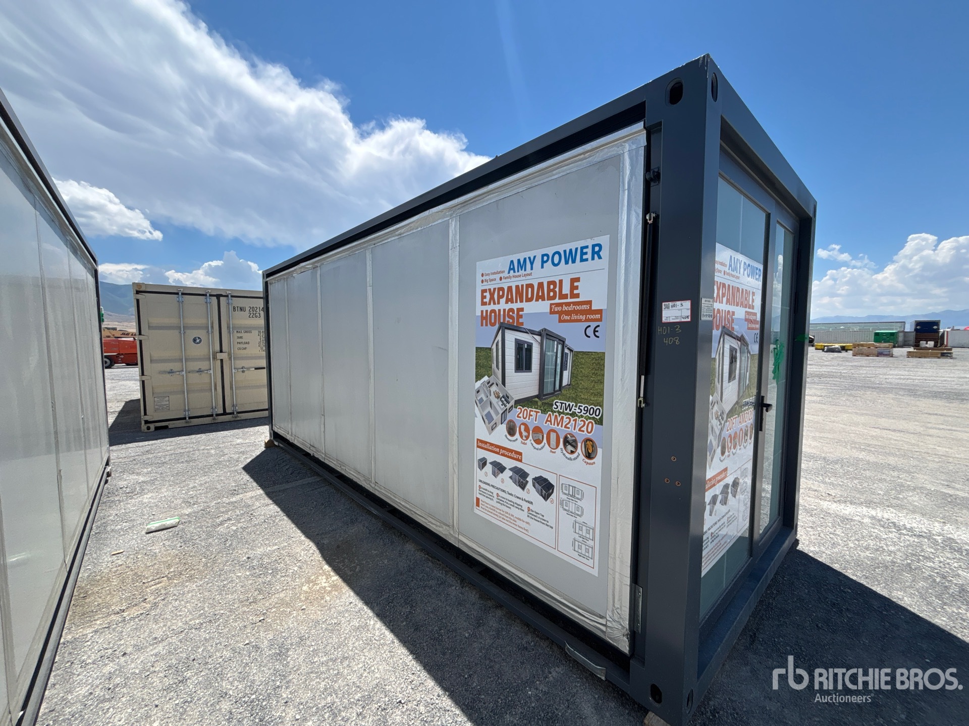 2026 AMY POWER AM2120 Expandable Container House Storage Building (Unused)