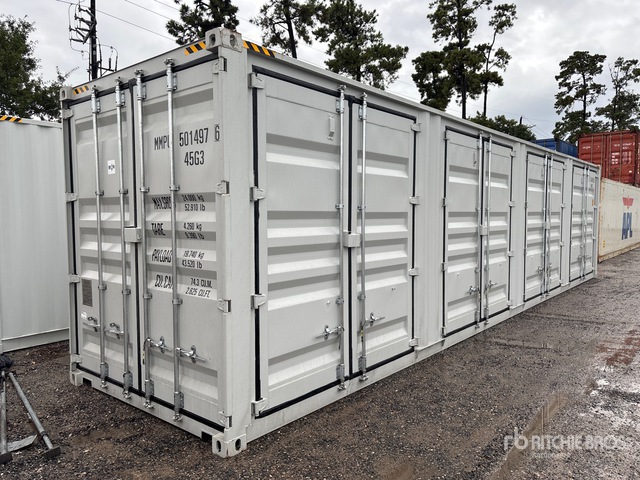 2026 40 ft High Cube Multi-Door Storage Container