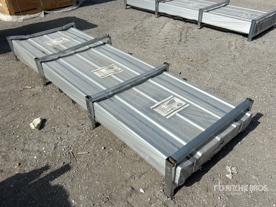 Quantity of (200) 2026 STARVOX S3048Y 3 ft x 10 ft Corrugated Metal Sheets (Unused)