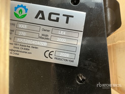 2026 AGT KK5 ロトティラー
