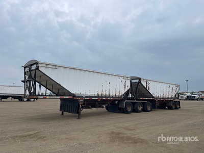 2001 Lode King 28 ft Tri/A Super B-Train Lead Remorque à grains