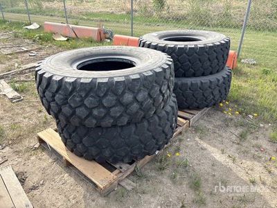 Quantity of (4) Michelin XZL 395/85R20 Tires