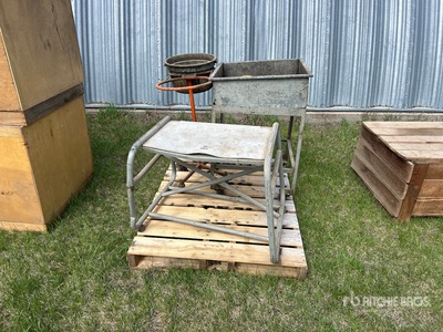 Cart, Stool and Feeding Tub