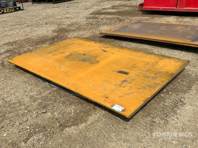 Quantity of (2) 2026 AGT 8 ft x 5 ft x 5/8 in Steel Plates (Unused)