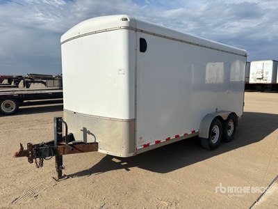 2008 H & H 16 ft T/A Remolque Cerrado