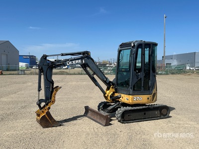 2007 John Deere 27D Mini escavatore
