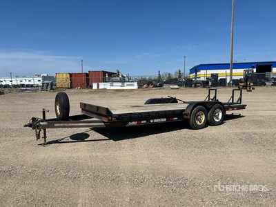 2009 Trailtech 14000 lb 20 ft T/A Remolque Portamaquinaria