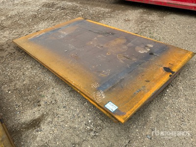 Quantity of (2) 2026 AGT 8 ft x 5 ft x 5/8 in Steel Plates (Unused)