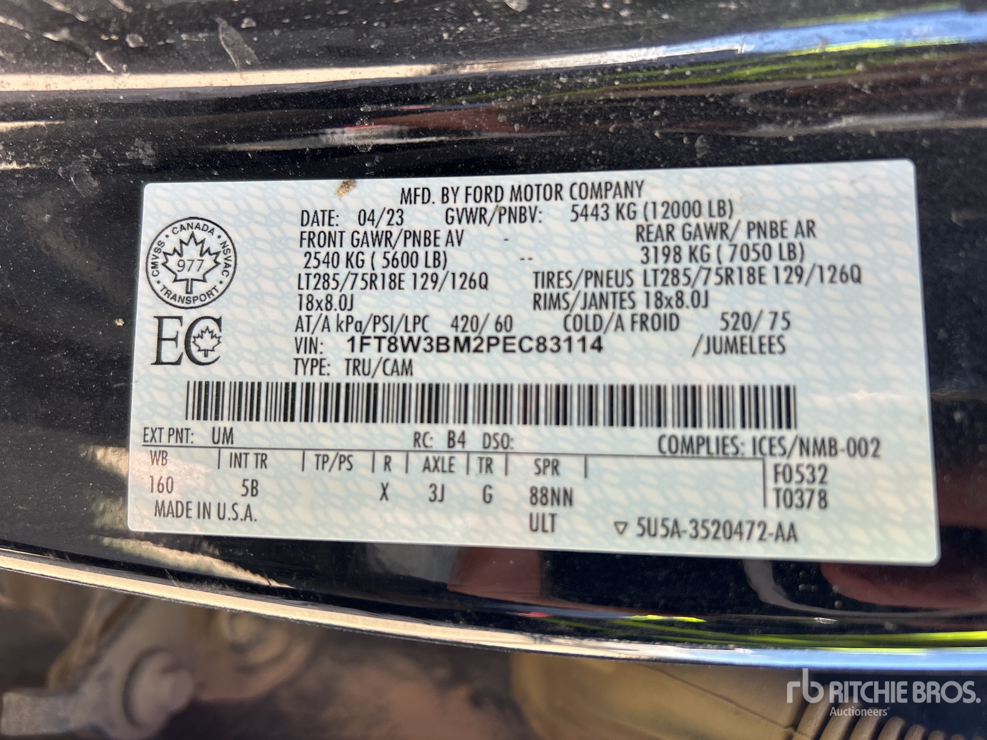 2023 Ford F-350 Lariat 4x4 Crew Cab Tremor Pickup