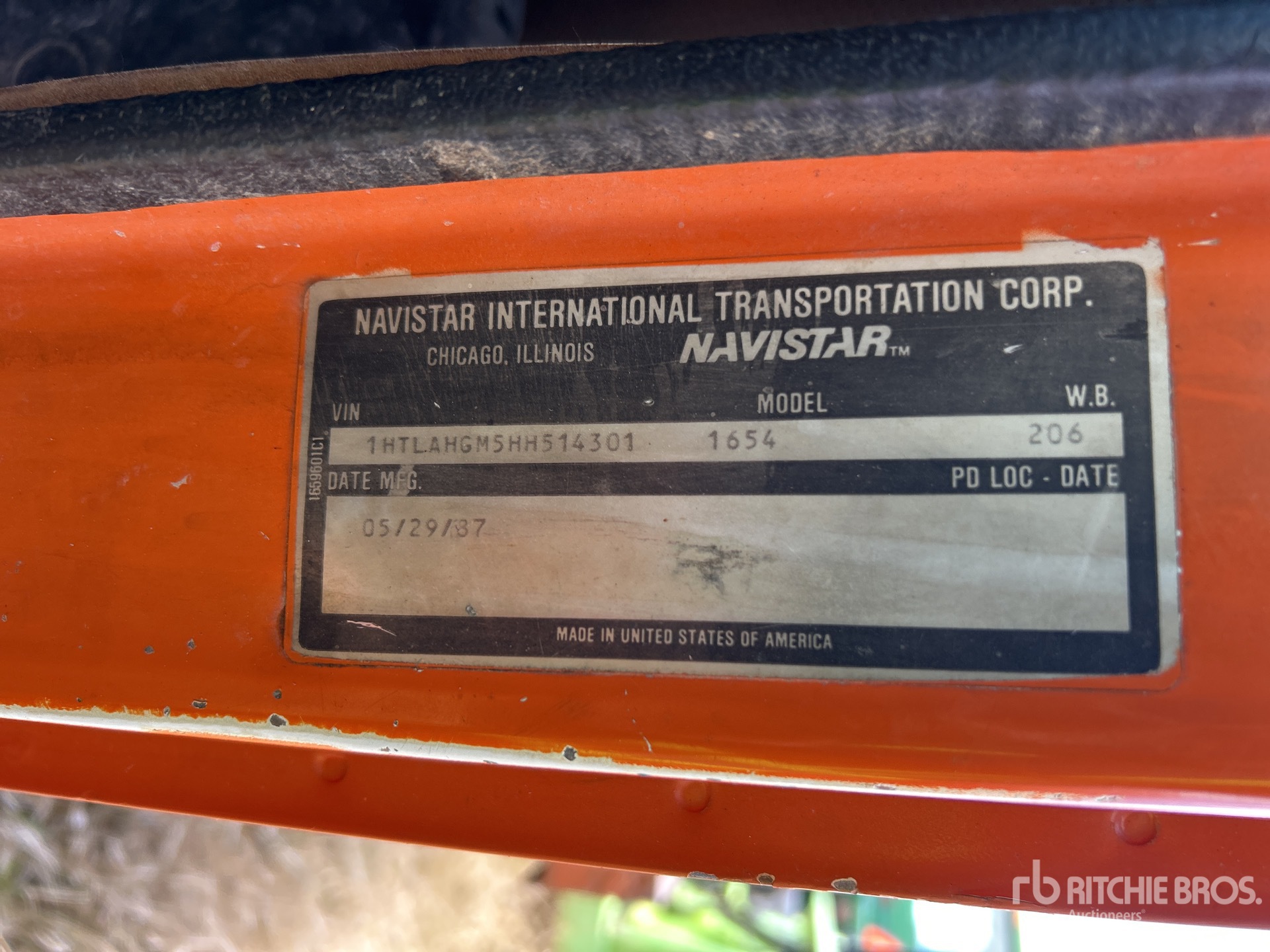 1987 International 1654 4x2 Water Truck