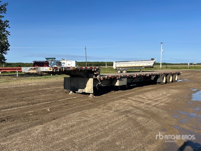2013 Manac Tri/A 52 ft - 71 ft Extendable Step Deck Trailer