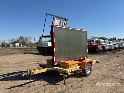 2009 Solar Tech Silent Messenger Solar Informationstafel (Inoperable)