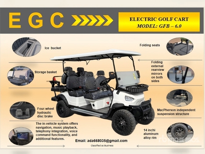 2026 EGC GFC-6.0 Electric Carro de Golf (Sin Usar) / Voiturette de golf (Unused)