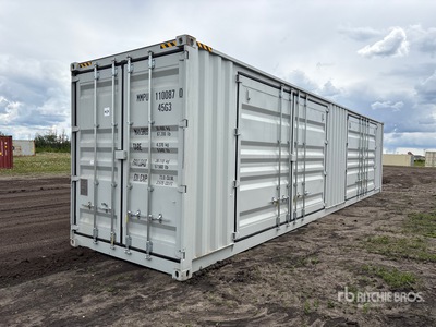 2026 40 ft High Cube Multi-Door Storage Container