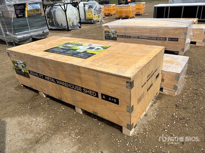 2026 EMC x 13 ft Double Metal Warehouse Shed (Unused)