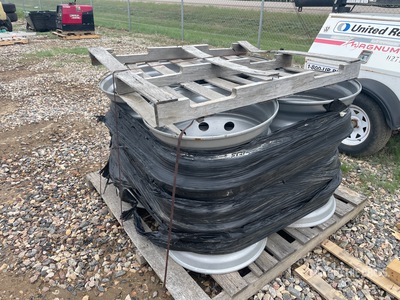 Quantity of (12) 11R24.5 Steel Rims (Unused)