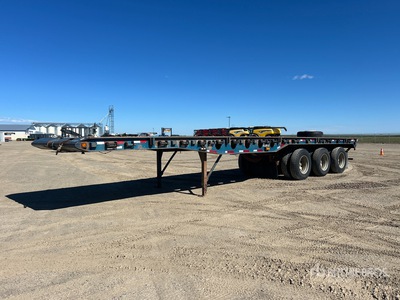 2002 Altek 40 ft Tri/A Flatbed Remorque pour champ pétrolifère