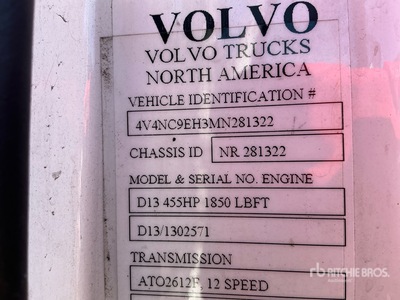 2021 Volvo VNL T/A Sleeper Truck Tractor