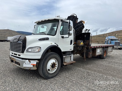 2007 Hiab 166B-3CLX 4900 kg Knuckle Boom on 2008 Freightliner M2106 4x2 Autocarro con braccio sollevamento